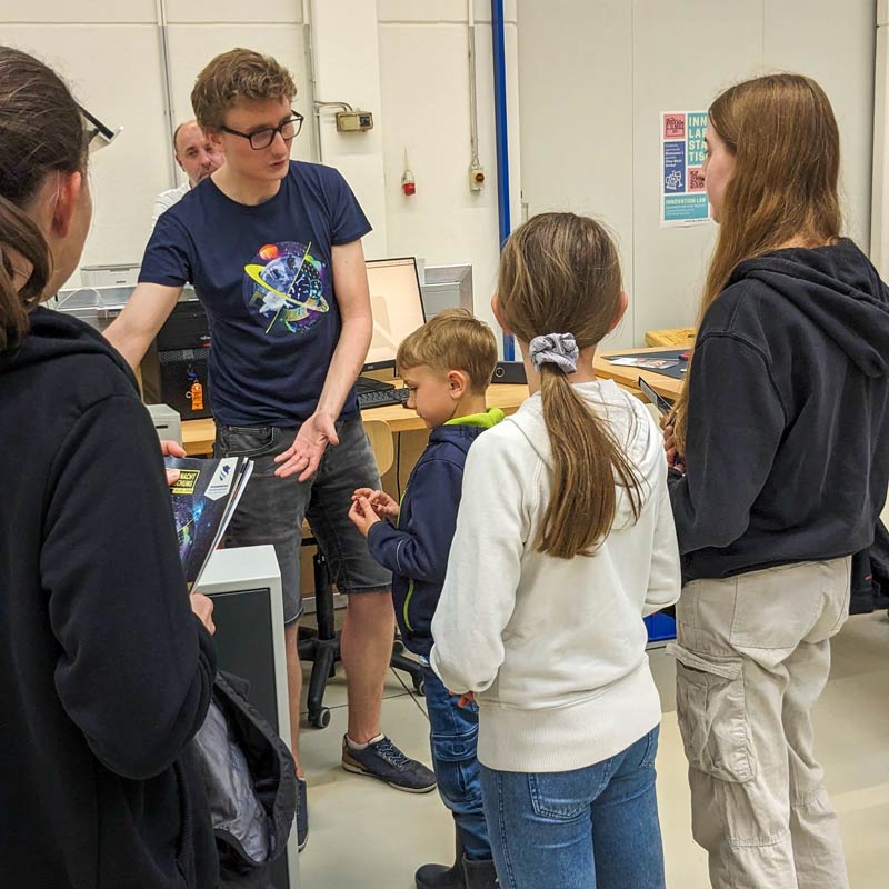 Laser Lab bei der Lange Nacht der Forschung im Innovation Lab
